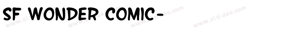 SF Wonder Comic字体转换